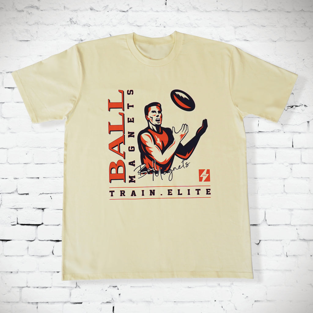  Retro Classic Tee - Butter (Men's) from Ball Magnets 
