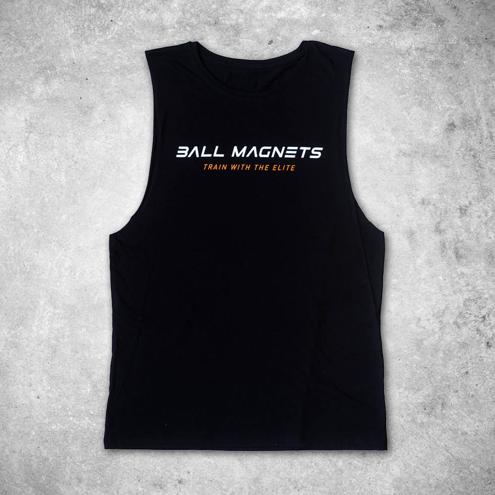  Men's Black Tank Top from Ball Magnets 